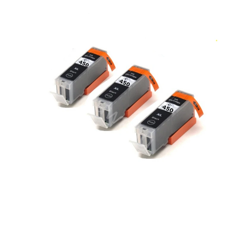 3 черный PGI-450 PGI450 PGI 450 чернильный картридж для принтера Canon принтерам PIXMA MX924/IX6540/IX6840/IP8740 струйный принтер