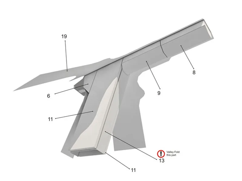DIY 1:1 Hitman-Silverballer Colt M1911 пистолет Бумажная модель Сборка ручной работы 3D игра-головоломка детская игрушка