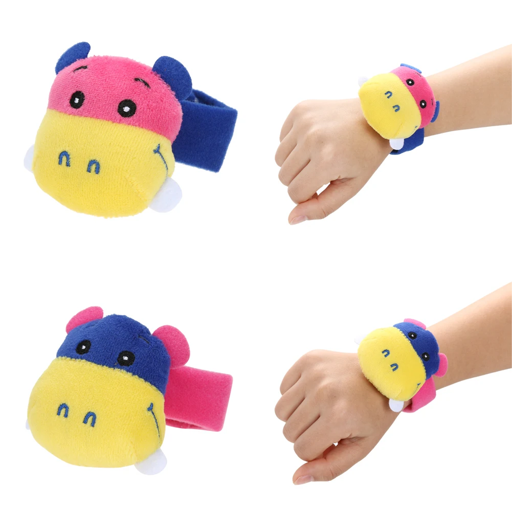 Мягкие детские игрушки браслет на запястье носки мультяшная корова крупный