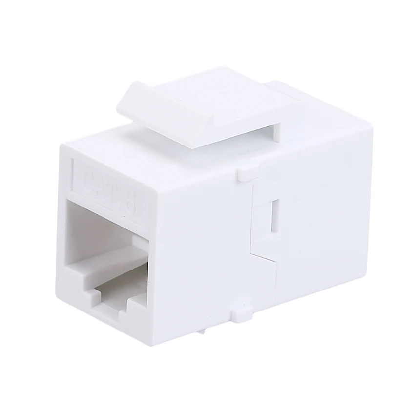 10 шт. CAT6 Ethernet кабель конец удлинителя к образному адаптеру 8P8C RJ45 адаптер сети