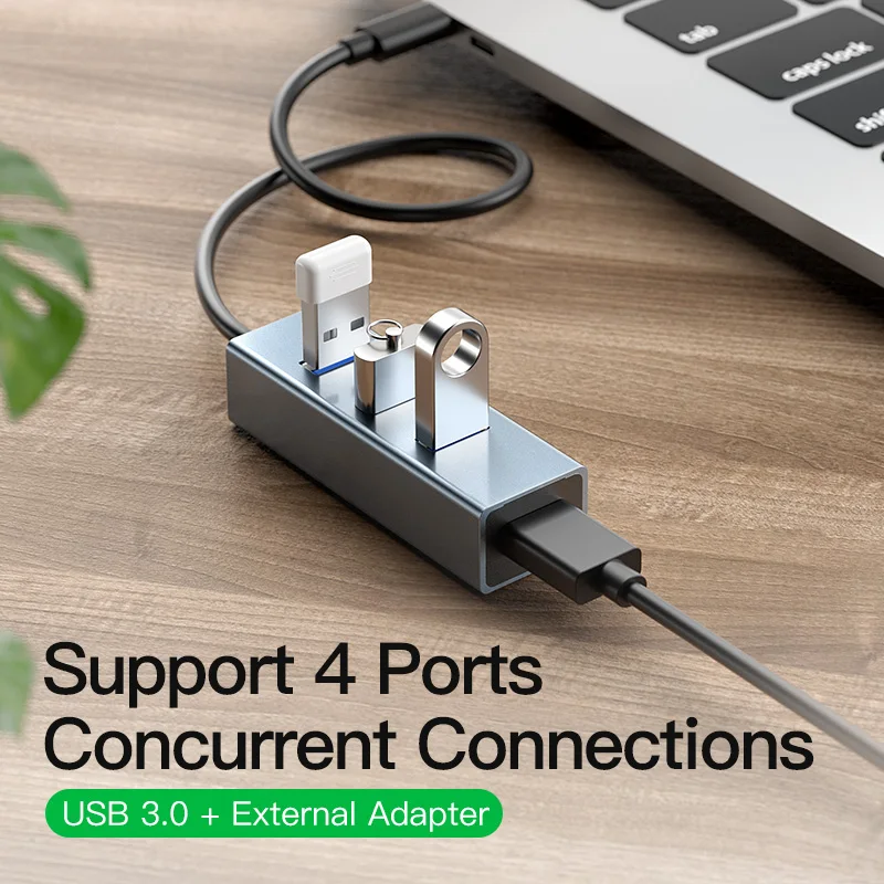 MSVII 4 порта мини-usb-концентратор высокоскоростной разветвитель USB 3 0 для Apple Macbook Air