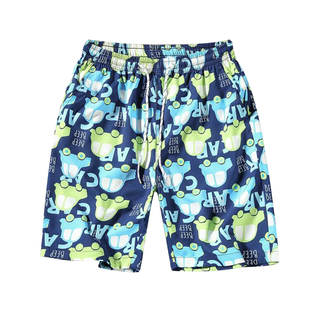 Плавки с животными в спортивном и развлекательном стиле модные мужские дышащие