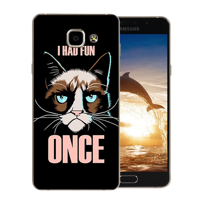 5 2-дюймовый для Samsung Galaxy A5 2016 A510 чехол гримаса шаблон Мягкий силикон (2016) A510F Чехол
