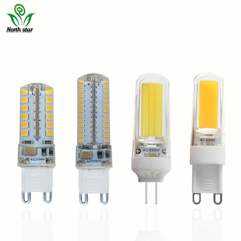 Низкая цена новинка DC12V g4 AC220V g9 светодиодные лампы SMD2835 3014 LED G9 3 Вт 5 9 12 кукурузная