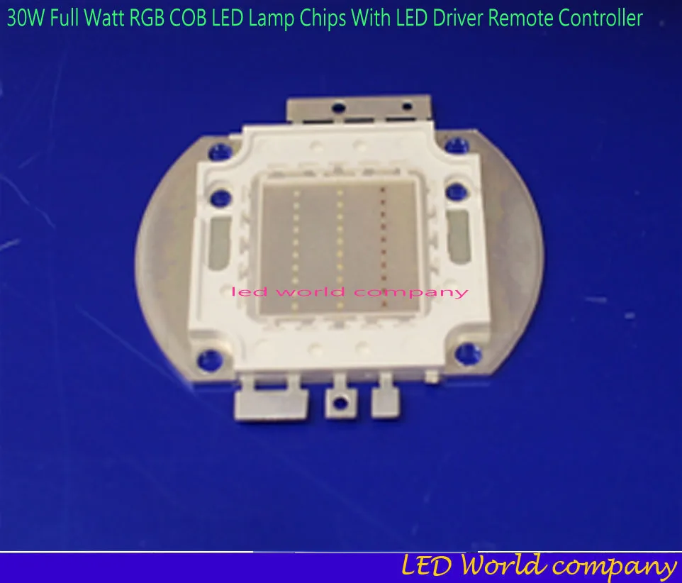 Светодиодный rgb-чип высокой мощности 30 Вт + Водонепроницаемый драйвер пульт
