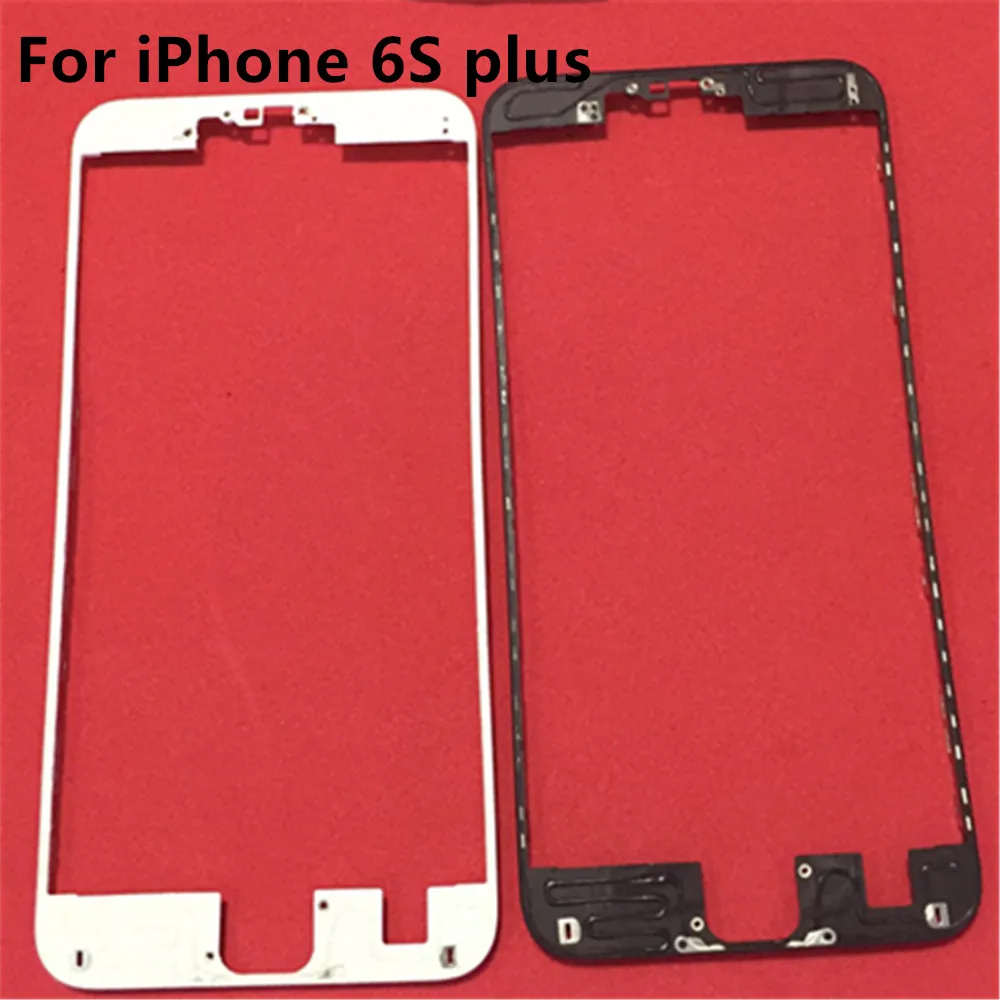 10 шт./лот передняя рамка с горячим клеем для iPhone 6s plus 5 дюйма в сборе средняя Корпус