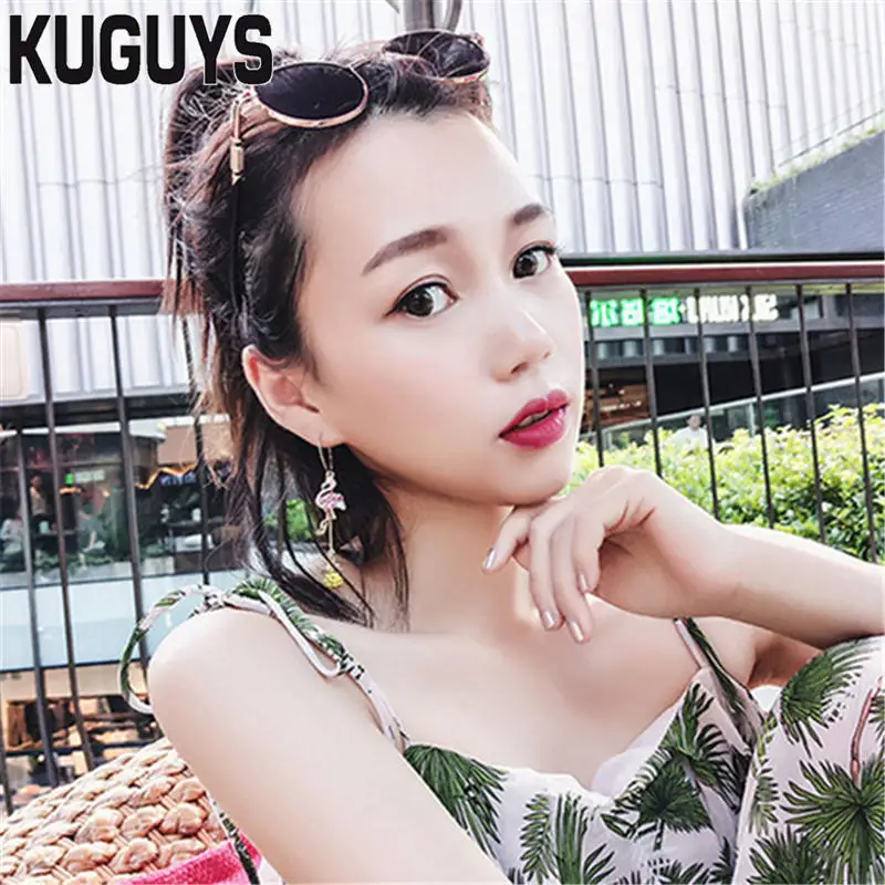 KUGUYS роскошные серьги с кисточками и кристаллами для женщин ювелирные изделия