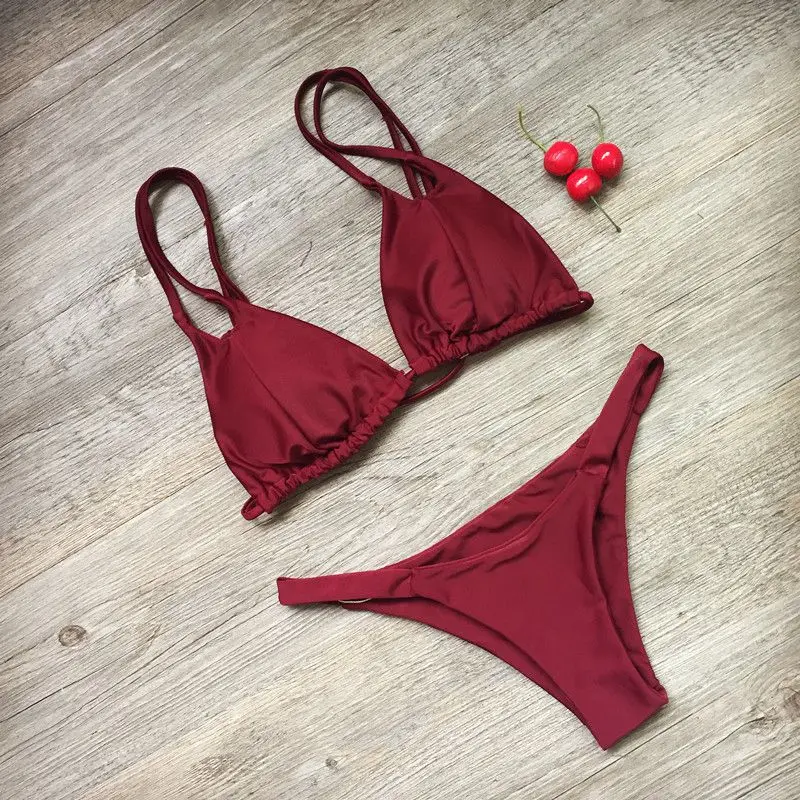 купальник Новый бинты бикини 2015 купальники женщин сексуальное бразильский