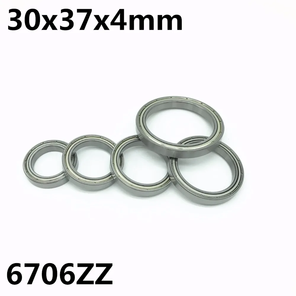 50pcs 6706ZZ The high quality of ultra-thin deep groove ball bearings 30x37x4 mm 61706ZZ 6706 6706Z