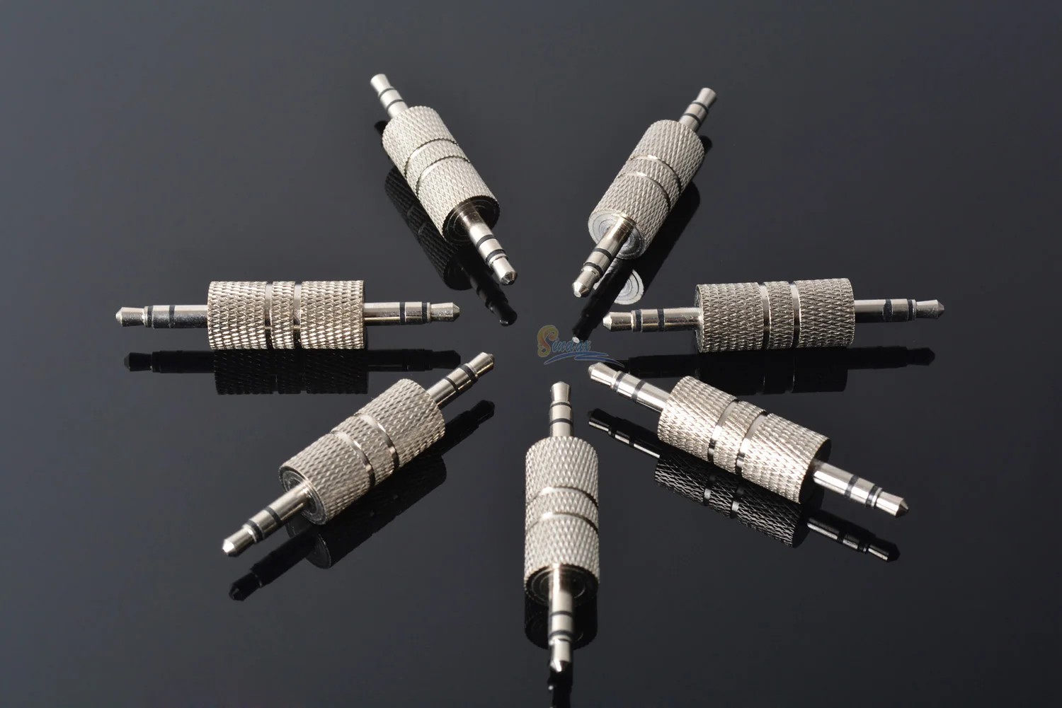 3 5 мм 1/8 &quotстерео RCA штекер для 1/8&quot стерео Соединительный разъем адаптер 2