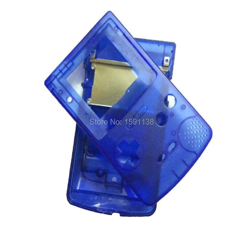 Лидер продаж прозрачная Синяя Крышка корпуса с логотипом для замены игровых