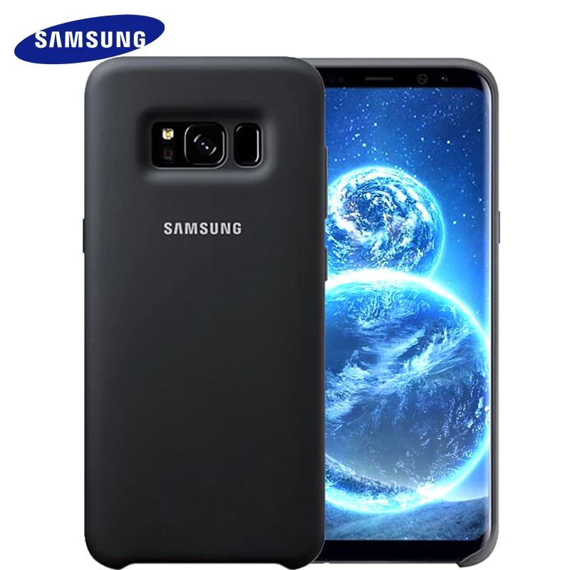 100% оригинал для Samsung S8 plus чехол G955F G950F силиконовый защитный мягкий