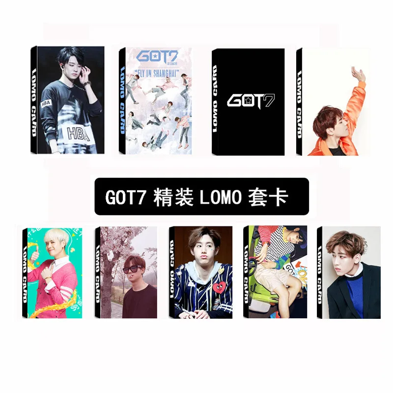GOT7 JACKSON JB JINYOUNG SEOUL Concert Homemade Signature Card MINI-Card LOMO | Украшения и аксессуары