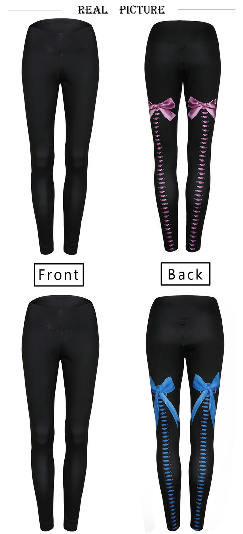 Sexy Yoga Pants Bowknot Printed Gym Leggins Sport Women Fitness Clothing High Waist Elastic Workout Yoga Leggings Running Pants