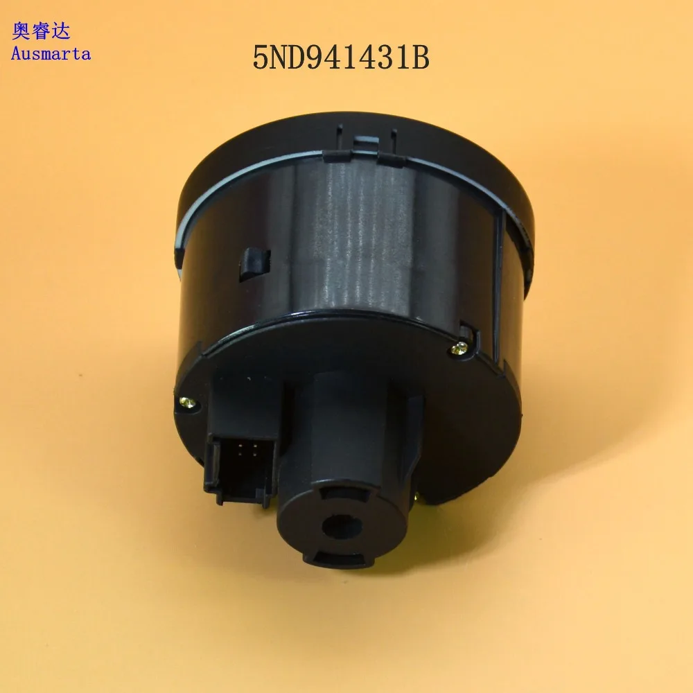 5 шт. для VW Jetta Golf 6 MK5 MK6 GTI OEM хромированный переключатель фар Contorl w/Auto 5ND941431BXSH 5ND 941 431