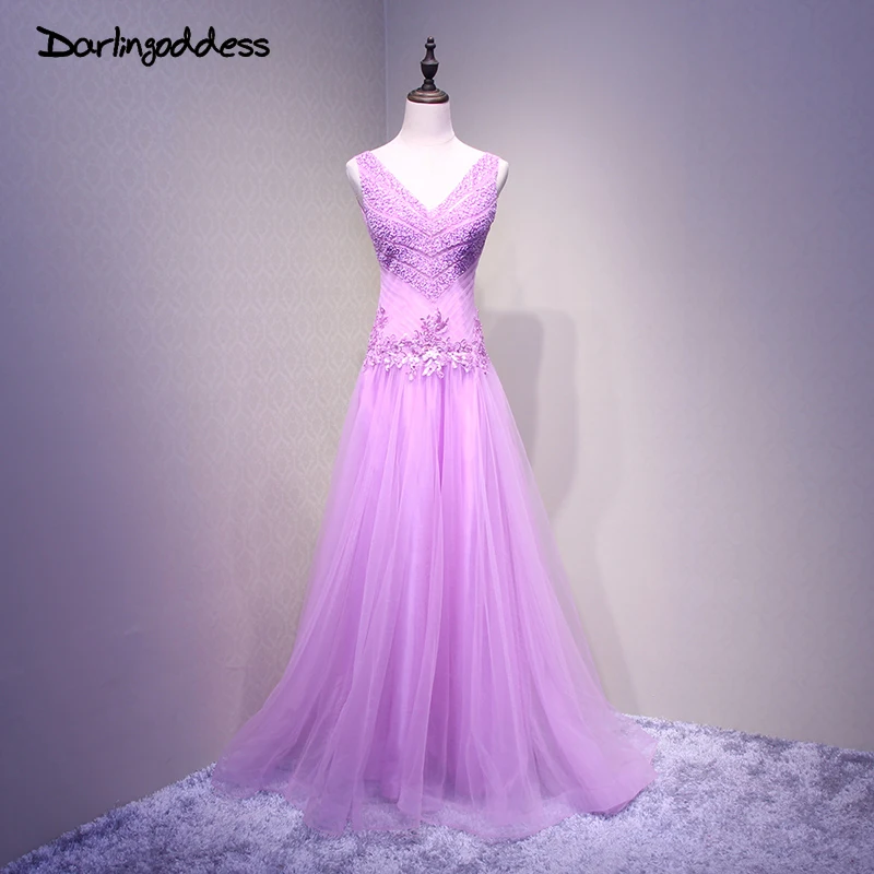 Роскошное золотистое фиолетовое длинное вечернее платье с бисером красное