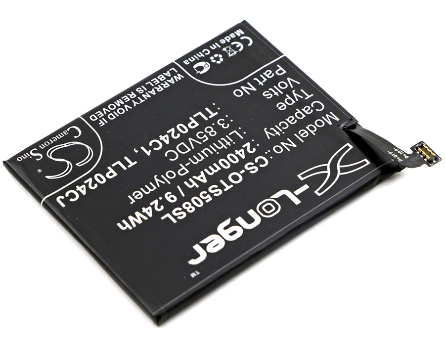 Высококачественный аккумулятор Cameron Sino TLP024C1 TLP024CJ для Alcatel One Touch Shine Lite TD