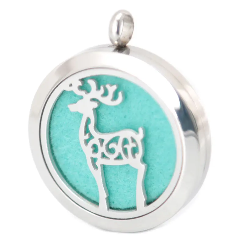Серебряные ювелирные изделия новый дизайн Рождественский олень Ароматерапия