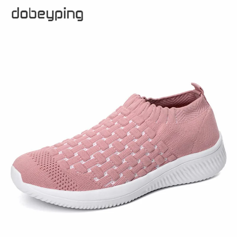 Casual Spring Autumn Women's Shoes New Slip On Women Sneakers Breathable Air Mesh Shoes Woman Soft Walking Flats Female Loafers