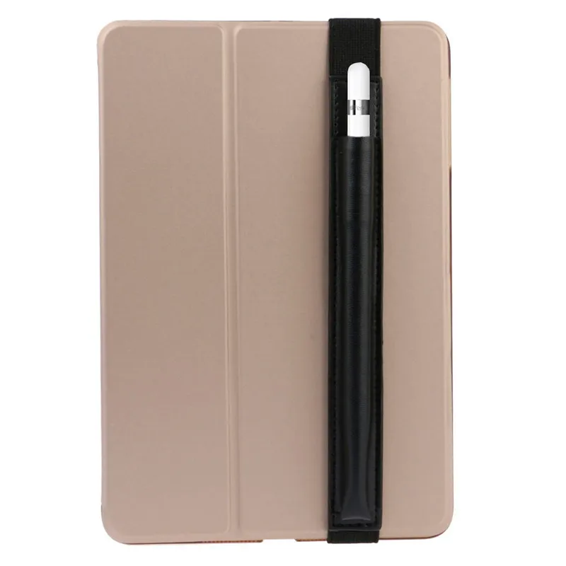 Фото 2 шт. кожаный чехол из Микрофибры Чехол Для 9 7-дюймового iPadPro Apple Pencil holder Sleeve |