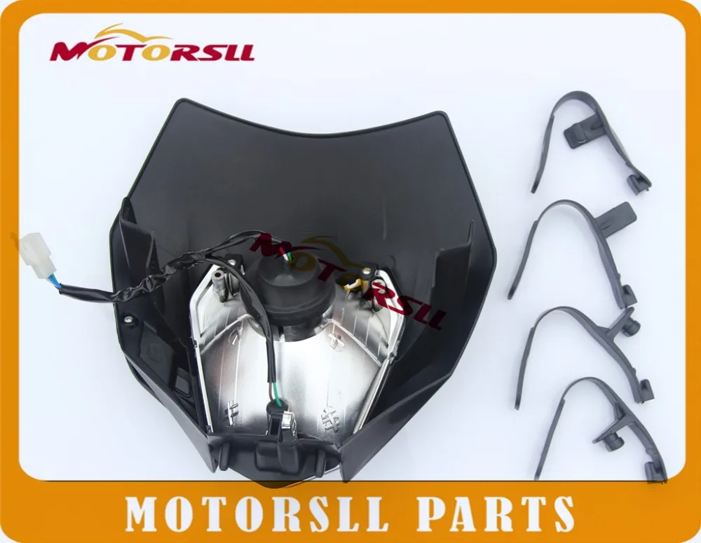 Motorcycle Dirt Bike Motocross Supermoto Universal Headlight With For KTM SX F EXC XCF SMR Headlamp old model |