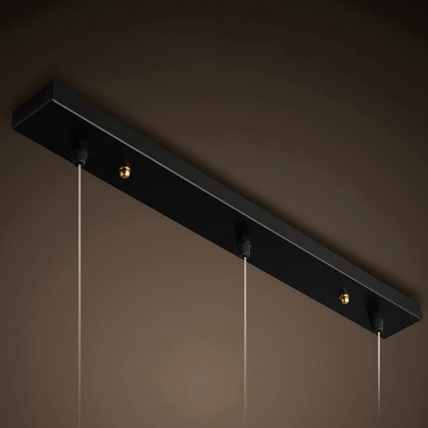 DIY круглый потолок пластина прямоугольная полоса Потолочная железная подвесная