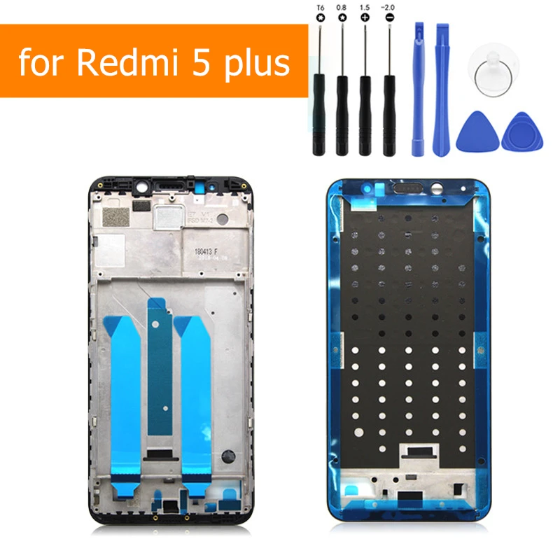 Середина Рама плиты для Xiaomi Redmi 5 Plus плюс Ближний рамка ЖК дисплей поддержки