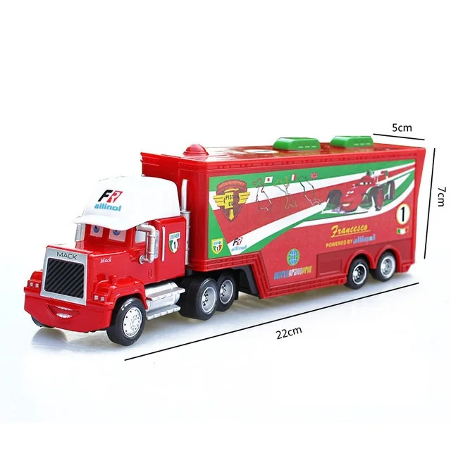Disney Pixar Cars 3 2 Lightning McQueen 1:55 Mack Truck The King Diecast Metal Alloy Model Figures Toys Gifts For Kids brand toy images - 6