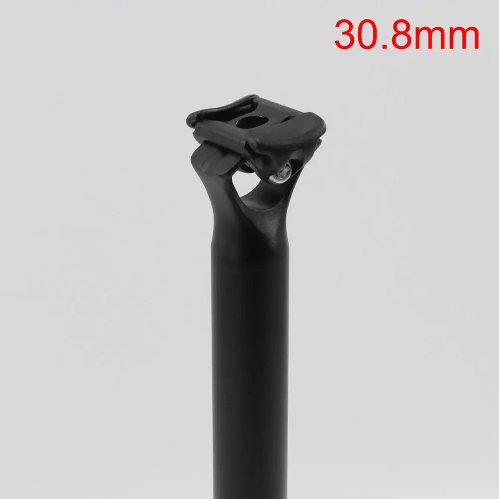 30.8mm Последним Горный велосипед матовая 3D кованые 6061 T6 сплав подседельный дорожный велосипед seatposts MTB 0 мм смещение 27,2/30,8 /31,6*350 мм - Цвет: 30.8mm