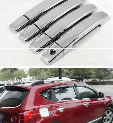 

ABS Хромированная боковая дверная ручка Накладка для 07-12 Nissan Qashqai Dualis