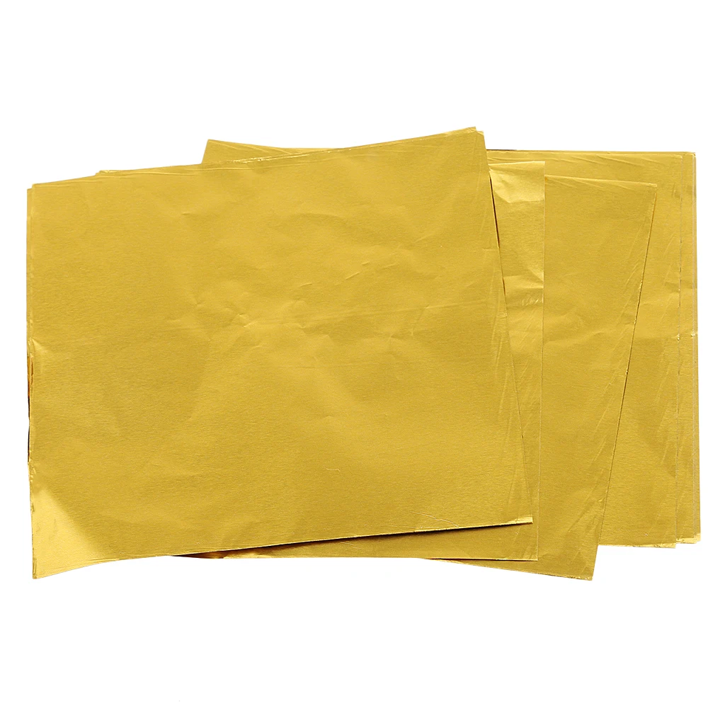 100 шт. обертки для шоколадных конфет алюминиевая фольга оберточная бумага