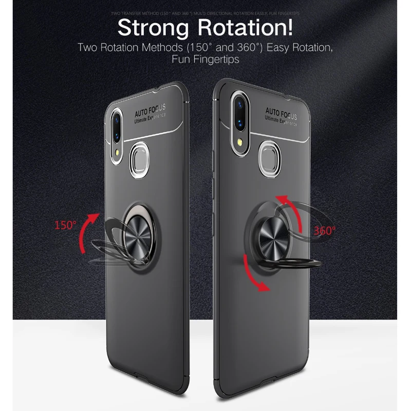 For Huawei Nova 3 Case Magnetic Bracket Finger Ring Car Holder TPU Protective Cover 3i Funda Coque |