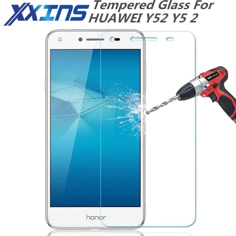 Закаленное стекло для HUAWEI Y52 Y5 2 Защитная крышка экрана смартфон упрочненный