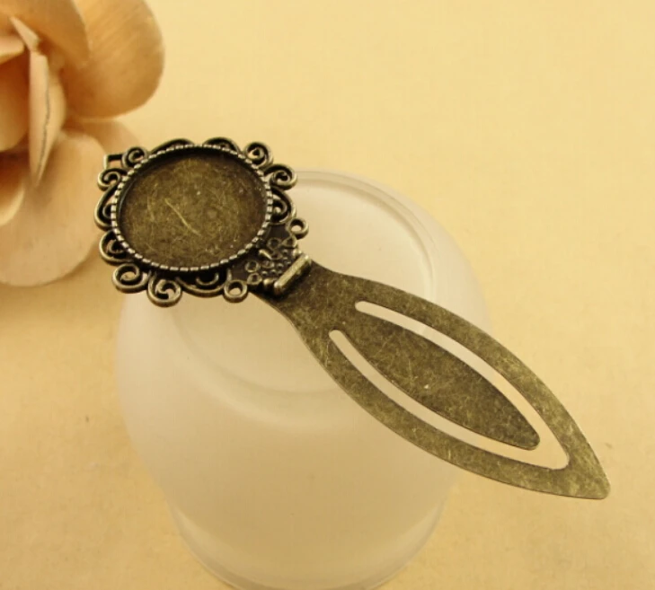 

20pcs/lot) 83X31MM Inner size:20mm Alloy Antique Bronze Bookmark Base Settings Jewelry Accessory Finding