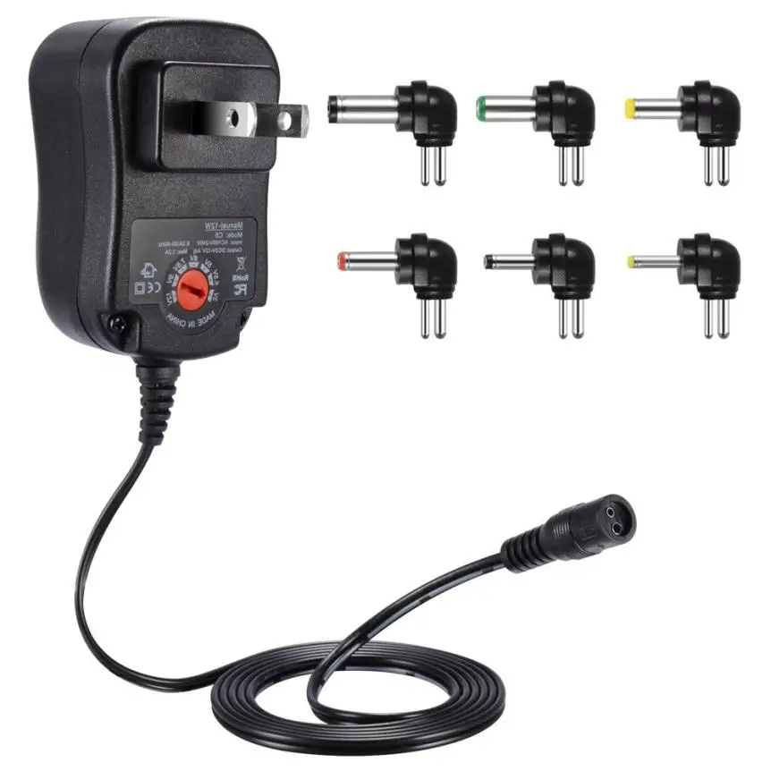 HIPERDEAL New Universal AC/DC Power Supply Adaptor Plug Charger 3v 4.5v 6v 7.5v 9v 12v US 18Apr20 Drop Ship F | Электроника
