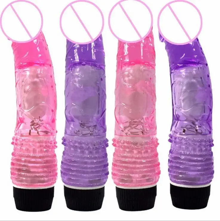 Реалистичные кристалл фаллоимитатор вибраторы Multi Скорость большой пенис