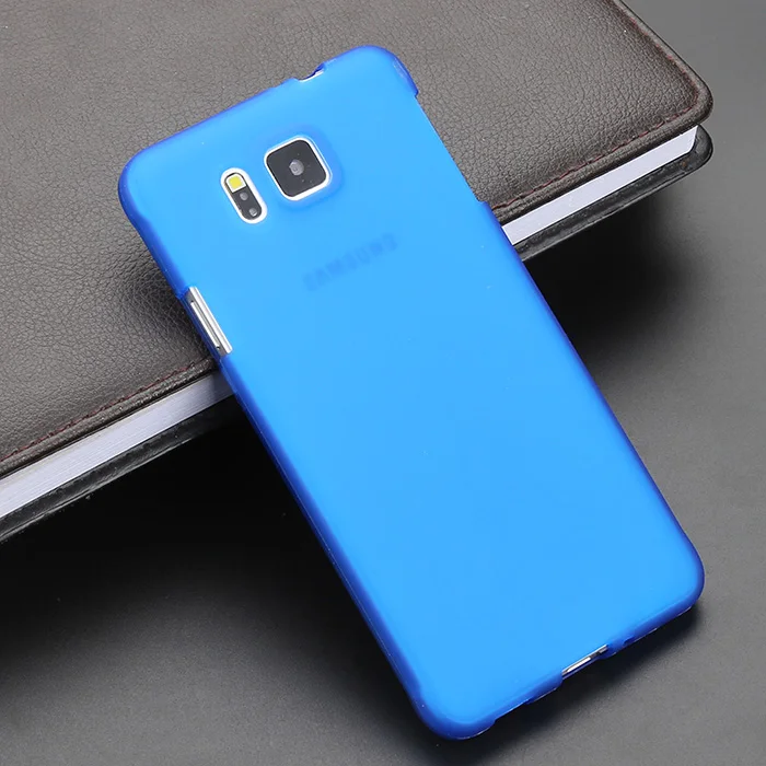 Черный гелевый ТПУ тонкий мягкий силиконовый чехол для Samsung Alpha задняя крышка Galaxy