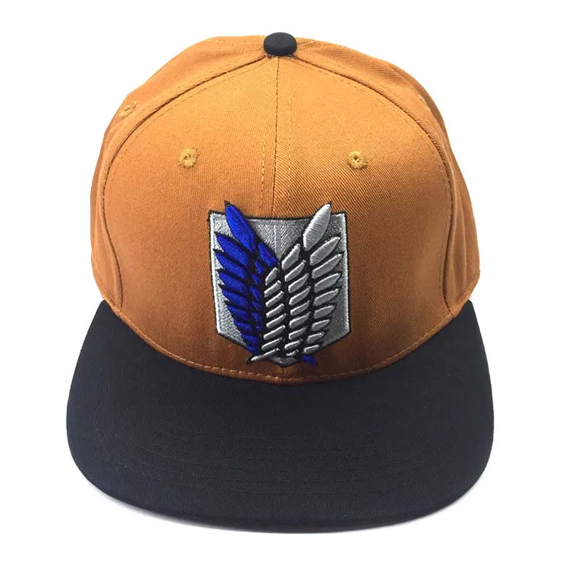 Attack on Titan Shingeki no Kyojin Scouting Legion Surveys Corps ricamo berretto da Baseball cappellini Snapback cappelli cappello da sole regolabile