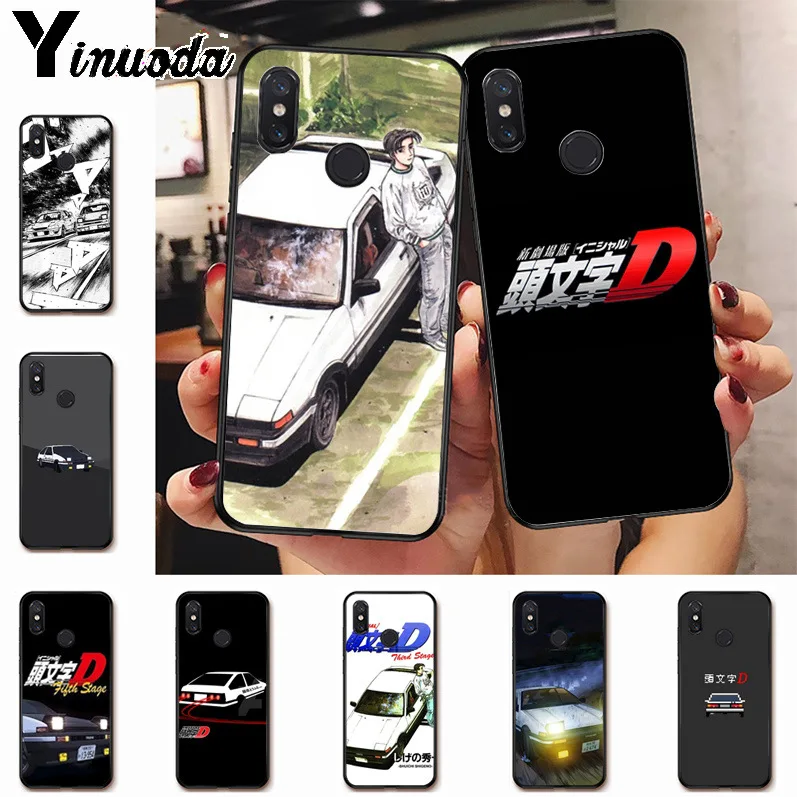 Чехол для телефона INITIAL D xiaomi mi 8 9 9t 10pro A1 A2 redmi 7 8a 9a note5 note7 note8pro 8t note9s 9pro|Бамперы| |