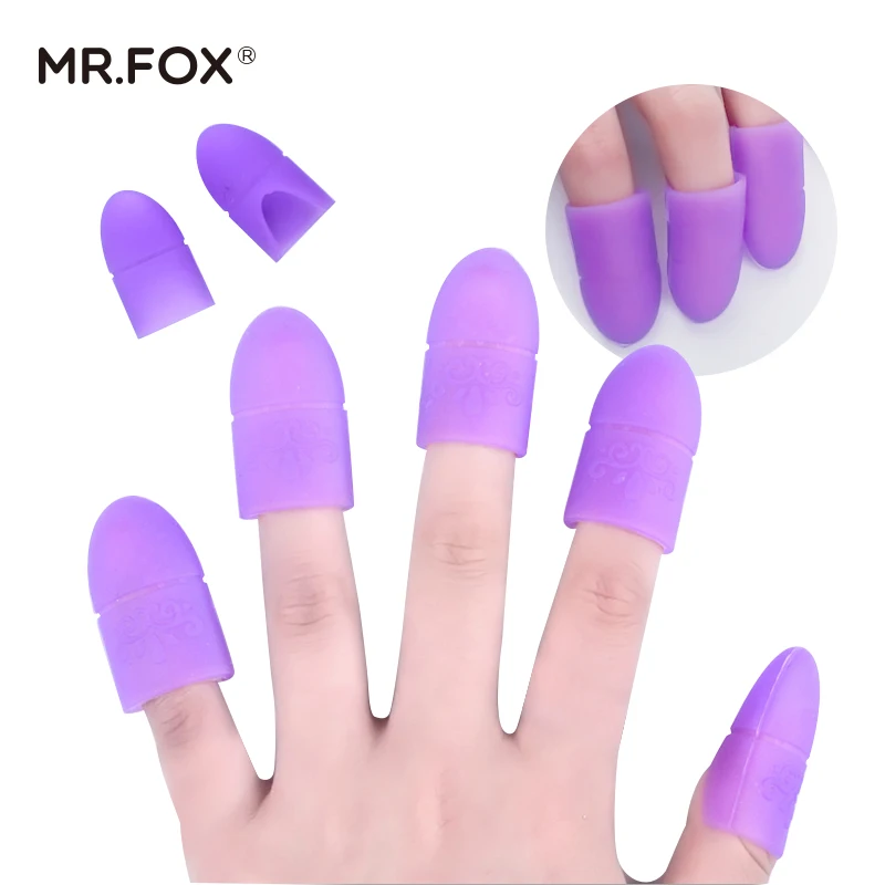 5 шт. силиконовый УФ гель для ногтей Набор удаления фиолетовый на выбор