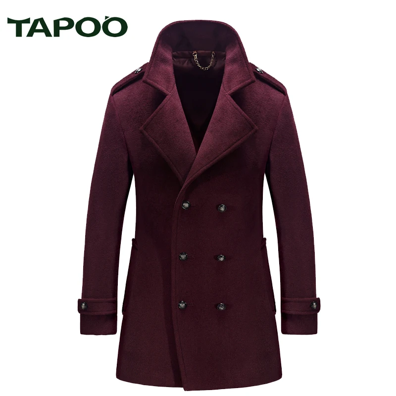 Мужская шерстяная ветровка с воротником на осень и зиму|wool men coat|wool coat menmen wool |