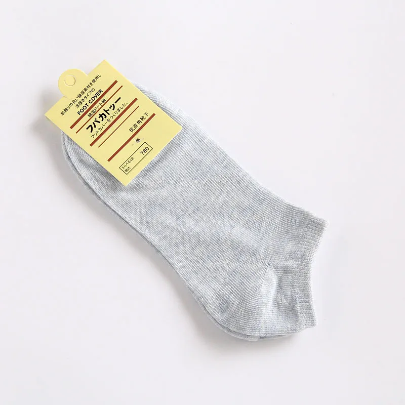 grey 10 пар/компл. носки женские хлопковые Повседневное Chaussettes Модные женские ботинки черного цвета; носки-башмачки для девочек низкая чулочно-носочные летние шорты носки с высокой пяткой - Цвет: grey
