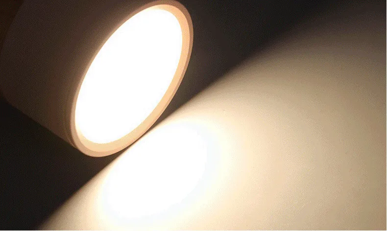 Тусклый круглый светильник поверхностного монтажа разноцветный светодиодный светильник 5 Вт 7 Вт 12 Вт Панель потолочные лампы точечного освещения бытовая/коммерческая освещение