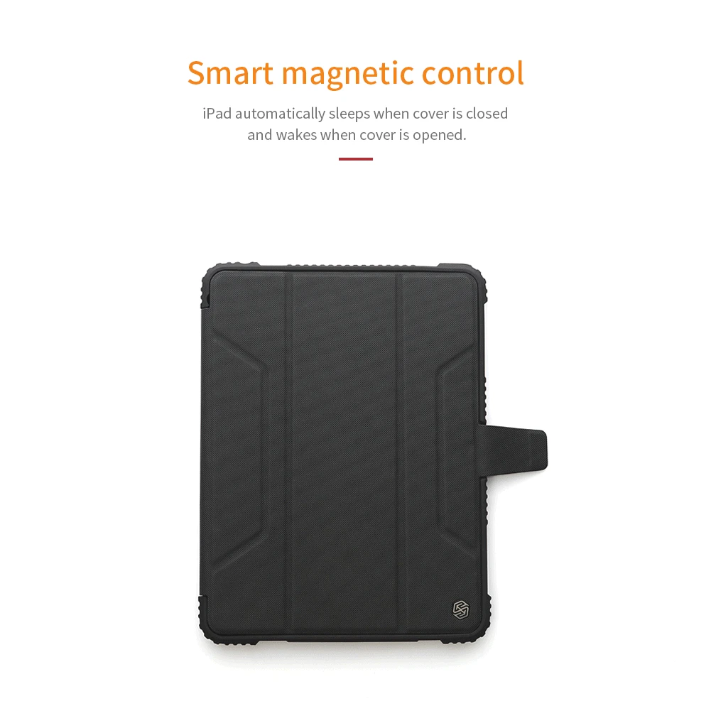Для iPad Air /для iPad Pro 10,5 чехол Nillkin искусственная кожа+ Поликарбонат Smart Wake UP откидная крышка противоударный с держателем карандаша