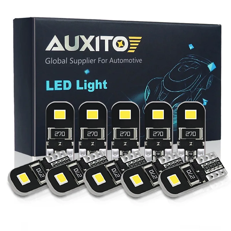 

10Pcs W5W T10 LED Canbus Bulb for Chevrolet Cruze Captiva Aveo Trax Lacetti Car Interior Dome Light Trunk Lamp Parking Lights