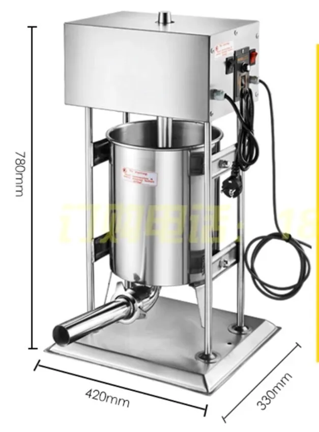 

15L electric Stainless steel Vertical Commercial horizontal Sausage Stuffer Filler Machine machine sausage filler