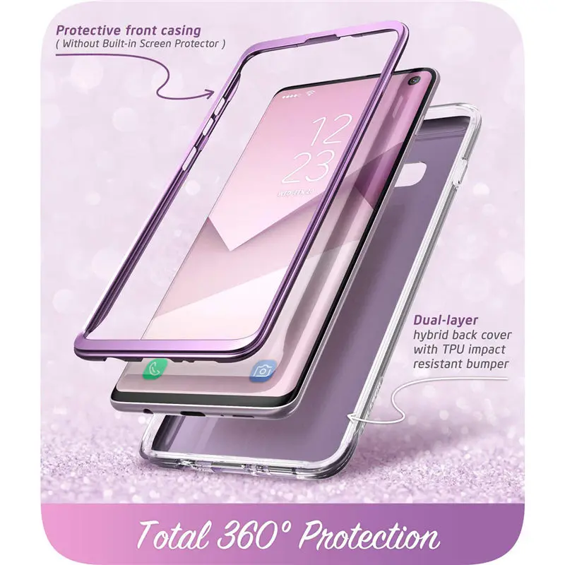 Для samsung Galaxy S10 чехол 6,1 дюймов i-Blason Cosmo полный корпус блестящий Мраморный бампер чехол без встроенной защиты экрана