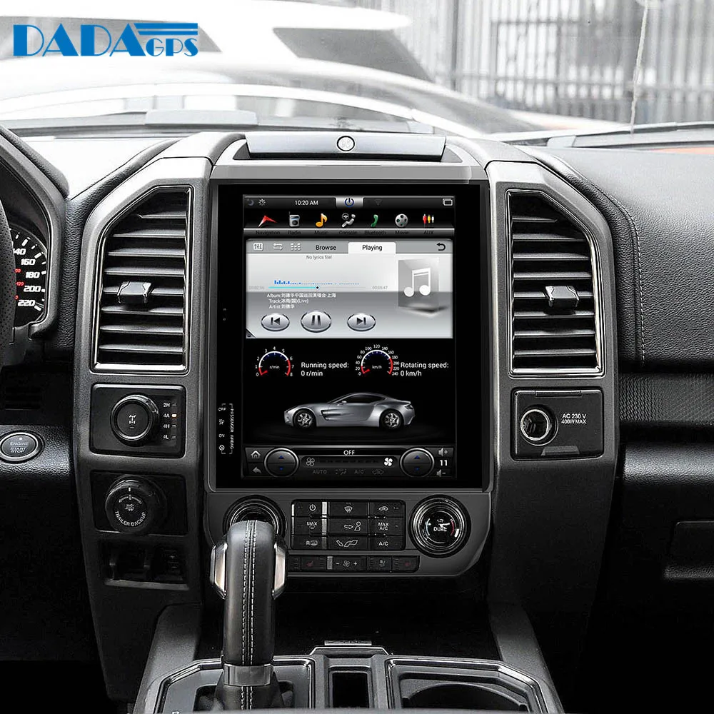 12," Тесла стиль автомобиля радио мультимедиа плеер для Ford F150 gps gps Map навигация записи нет dvd