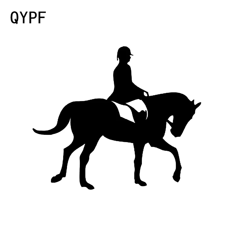 

Уникальный виниловый стикер QYPF 14,6*12,4 см для конного спорта