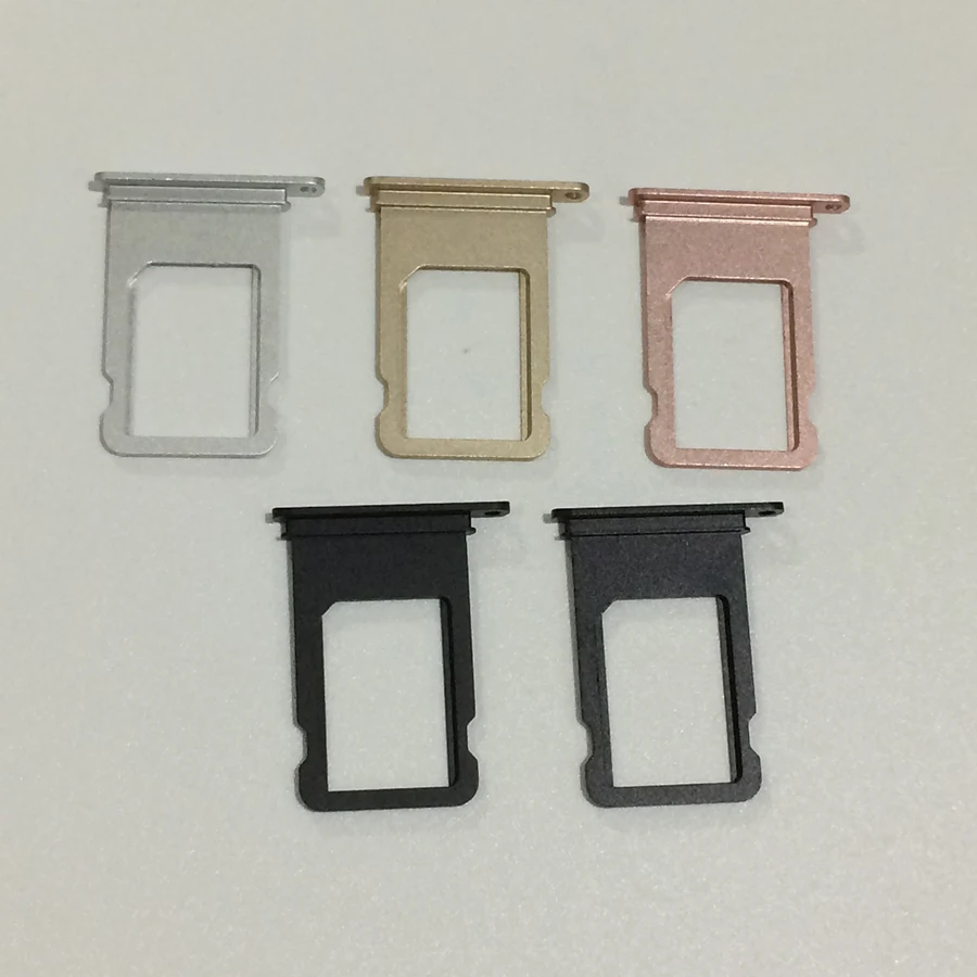 10 шт./лот оригинальный новый держатель гнезда для sim карты Nano iPhone 7 Plus 5 &quot Запасные